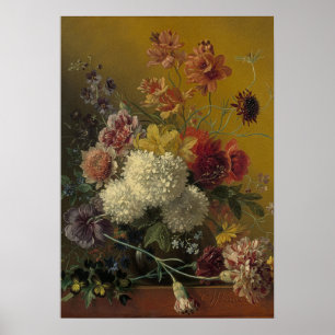 Antikes niederländisches Meisterwerk Floral Georgi Poster
