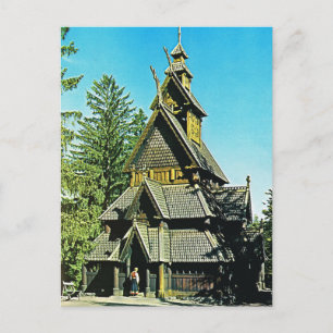 Antikes Norwegen, Oslo, Stabkirche Postkarte