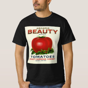 Antikes Obstkistenetikett, Arcadia Beauty Tomaten T-Shirt