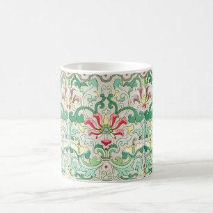 Antikes orientalisches Blumenmuster William Morris Kaffeetasse