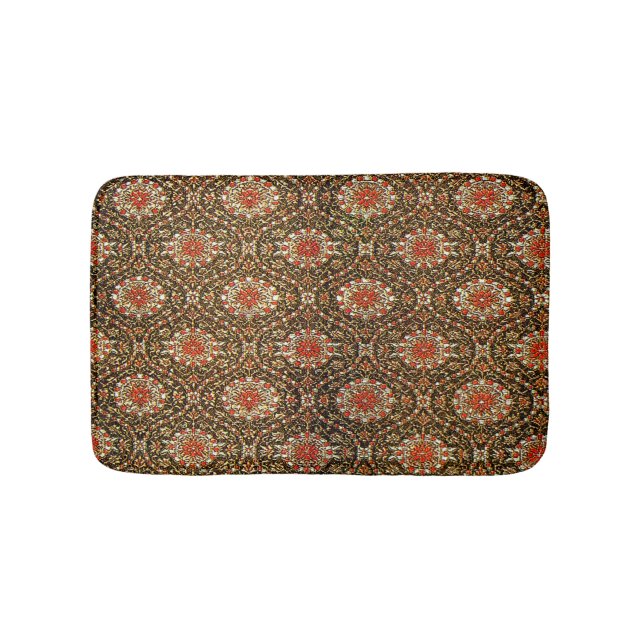 Antikes orientalisches türkisches Persermuster Badematte (Vorderseite)