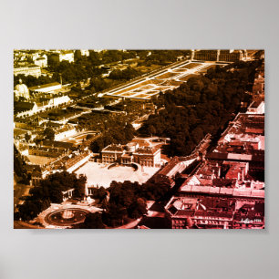 Antikes Österreich Wien Belvedere Park Übersicht Poster