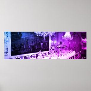 Antikes Österreich Wien Hofburg Palast Esszimmer Poster