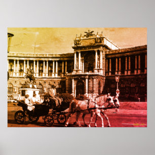 Antikes Österreich Wien Hofburgpalais Poster