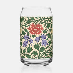 Antikes Owen Jones Chinoiserie Pfingstrosen-Muster Dosenglas