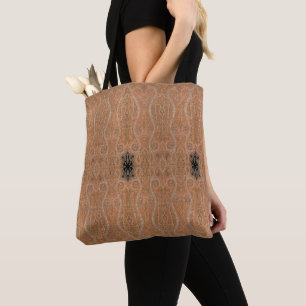Antikes Paisley-Muster aus der viktorianischen Ära Tasche
