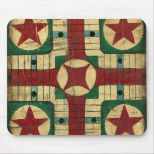 Antikes Parcheesi-Spielbrett von Ethan Harper Mousepad