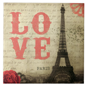 Antikes Paris Fliese