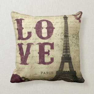 Antikes Paris Kissen