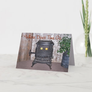 Antikes ParlorStove - Anpassen an jede Gelegenheit Karte
