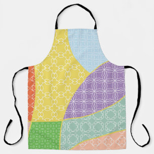 Antikes Patchwork-Quilt-Muster. Antike Dekoration Schürze