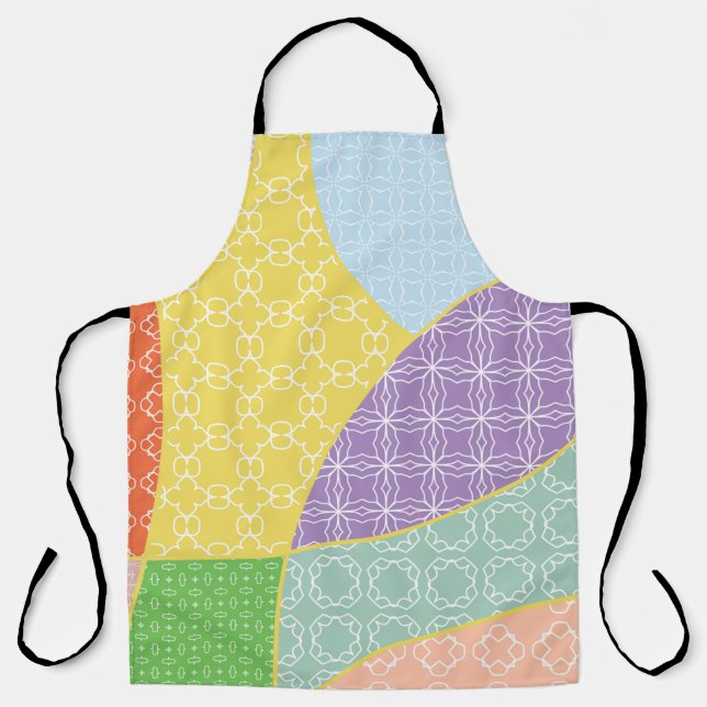 Antikes Patchwork-Quilt-Muster. Antike Dekoration Schürze (Vorderseite)