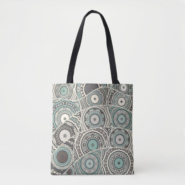 Antikes Patchwork-Quilt-Muster. Antike Dekoration Tasche (Vorderseite)