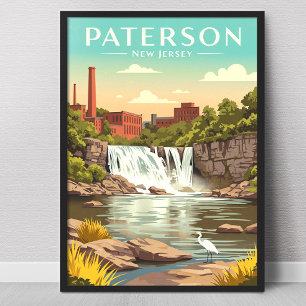 Antikes Paterson New Jersey Poster