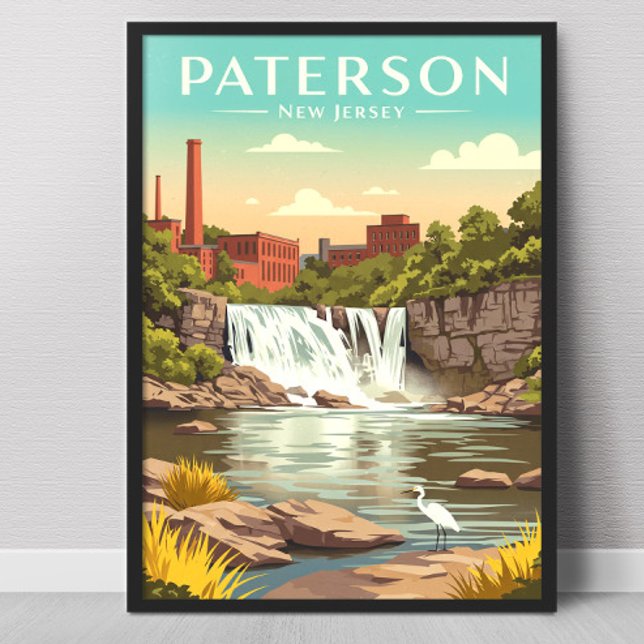 Antikes Paterson New Jersey Poster (Von Creator hochgeladen)