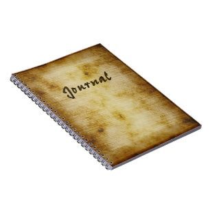 Antikes Pergament-Journal-Notizbuch Notizblock