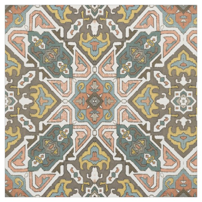 Antikes persisches geometrisches Musterdruck Stoff (Muster)