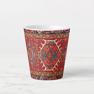 Antikes persisches Rug gestresstes Vintages Kunstm Milchtasse