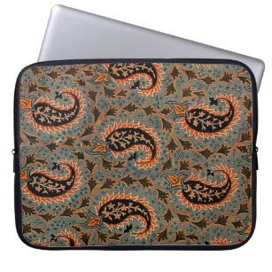 Antikes Persisches Türkisches Paisley-Muster Laptopschutzhülle