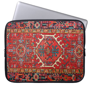 Antikes Persisches Türkisches Paisley-Muster, rot Laptopschutzhülle