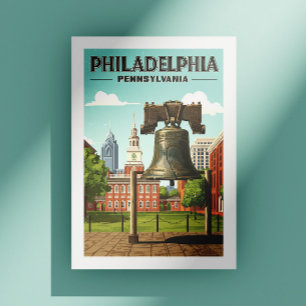 Antikes Philadelphia Pennsylvania Postkarte