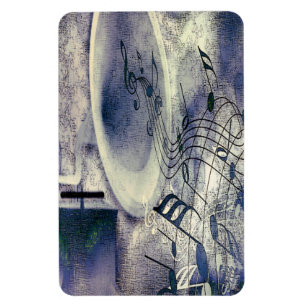 Antikes Phonograph und Musik Magnet