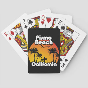 Antikes Pismo Beach Kalifornien Spielkarten