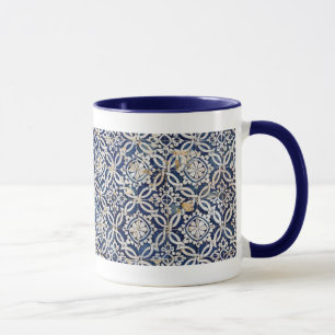 Antikes portugiesisches Azulejo Tasse