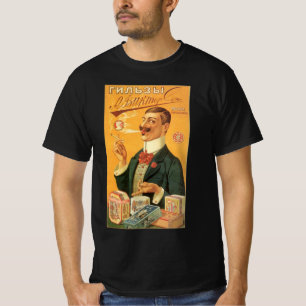 Antikes Produktetikett, russischer Zigarettentabak T-Shirt