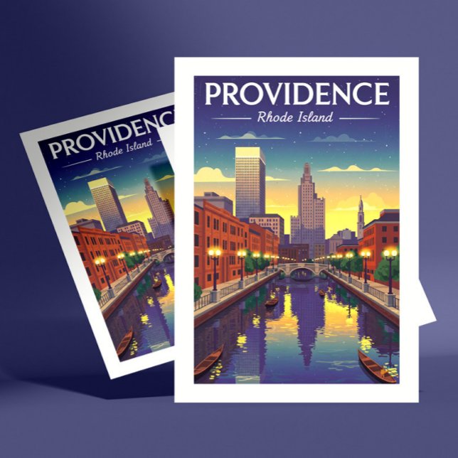 Antikes Providence Rhode Island Postkarte (Von Creator hochgeladen)