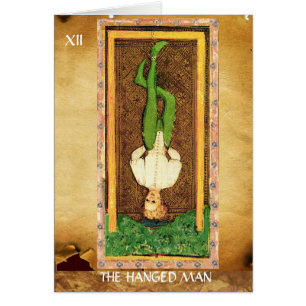 ANTIKES RENAISSANCE-TAROT 12 / DER GEHENKTE