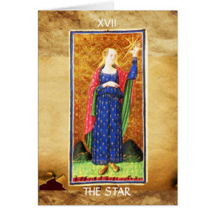ANTIKES RENAISSANCE-TAROT 17 / DER STERN