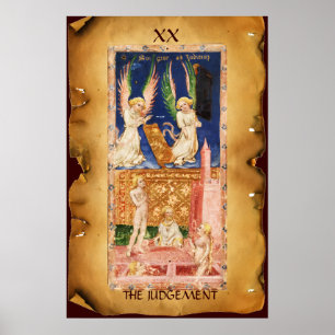ANTIKES RENAISSANCE-TAROT 20 / DAS GERICHT POSTER