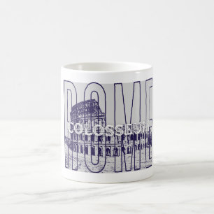 Antikes Rom Kolosseum , Historische Römische Reise Kaffeetasse