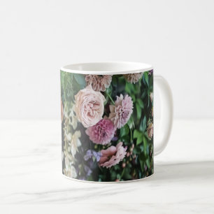 Antikes Romantisches Verstaubtes Rosa Feines Kunst Kaffeetasse