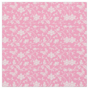 Antikes Rosa Blumenmuster Stoff