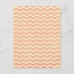 Antikes Rosa. Retro-Chevron-Muster Postkarte