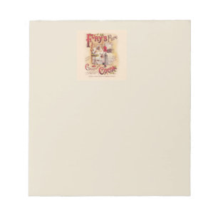 Antikes Rotkäppchen viktorianischer Kakao Notizblock