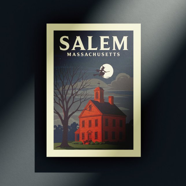 Antikes Salem Massachusetts Postkarte (Von Creator hochgeladen)