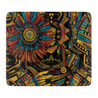 Antikes Saphir "Aztec Dream" Glasvorfeld