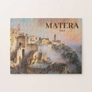 Antikes Sassi di Matera Italien Reise Aquarell