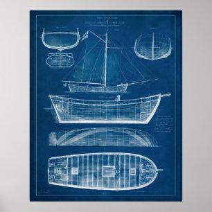 Antikes Schiffskonzept II Poster