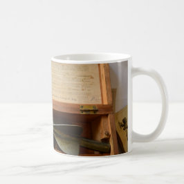 Antikes Schiffsprotokoll Kaffeetasse