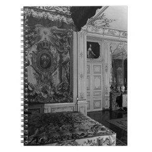 Antikes Schlafzimmer Louis XV. im Schloss Versaill Notizblock