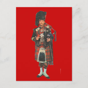 Antikes Schottland, folge den Dudelsäcken Postkarte