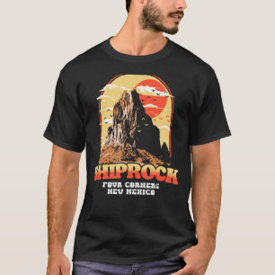 Antikes Shiprock New Mexico Grafik Four Corners T-Shirt