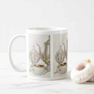 Antikes Silberkaffeeservice Kaffeetasse