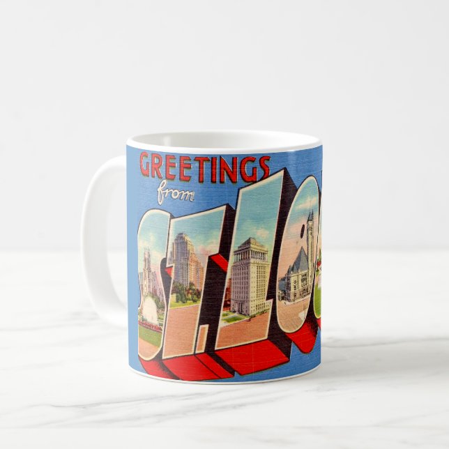 Antikes St Louis Kaffeetasse (Vorderseite Links)