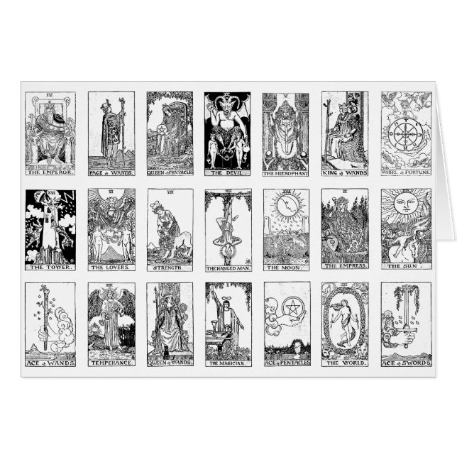 antikes Tarot (Vorderseite (Horizontal))