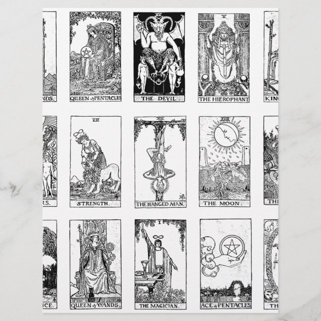 antikes Tarot (Vorderseite)